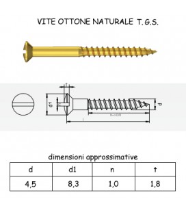 VITE OTTONE TGS 5,0x70