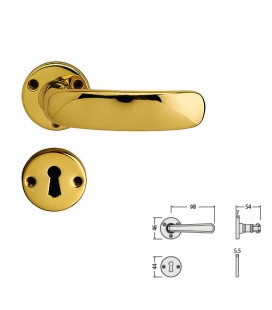 HANDLE WITH VISIBLE SCREWS