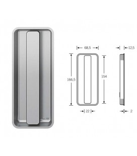 FLUSH HANDLE 4260 STAINLESS STEEL