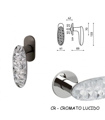 DK CRYSTAL DIAMOND CROMO LUCIDO + VETRO