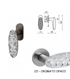 DK CRYSTAL DIAMOND CROMO SATINATO + VETRO